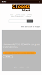 Mobile Screenshot of closetsalbert.com.mx