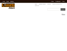 Tablet Screenshot of closetsalbert.com.mx